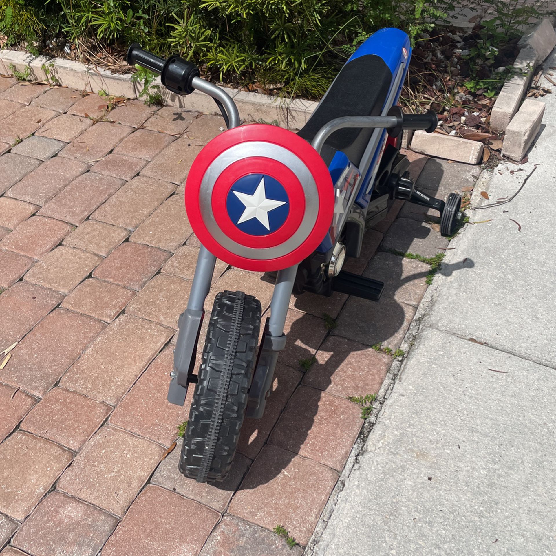 Captain America motorbike