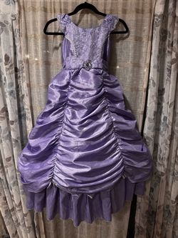 Girls Princess Sofia inspired Costume dress with hoop skirt