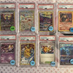 Pokemon PSA Graded Slabs