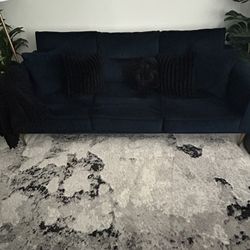 MaCleary Navy Sofa 