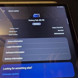 Samsung Galaxy tab S9 FE