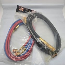 New sealed Uniweld  vacuum hose with ball valve