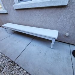 Unfinished Solid Wood Bench 