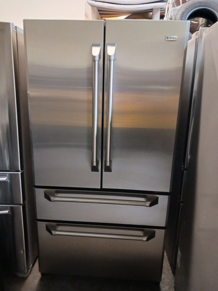Refrigerator Ge Monogram 4 Side Stainless Steel Counter Depht 40 Days Warranty Delevery