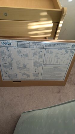 Delta Martine-Sleigh baby Crib