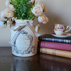 Vintage Looking Crock Type Vase - Country Chic