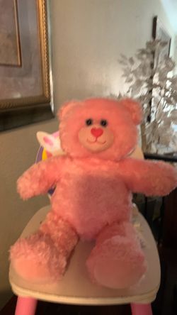 Build -A- Bear Pink Cuddles Teddy Bear plush 16”