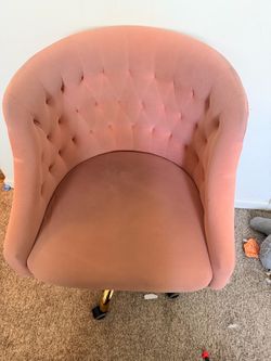 Louise Velvet Hand Curated Task Chair