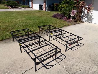 Full size bed frame folding metal bed frame FULL