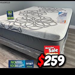 Queen Sky Comfort Bamboo Cool Memory Foam Mattress