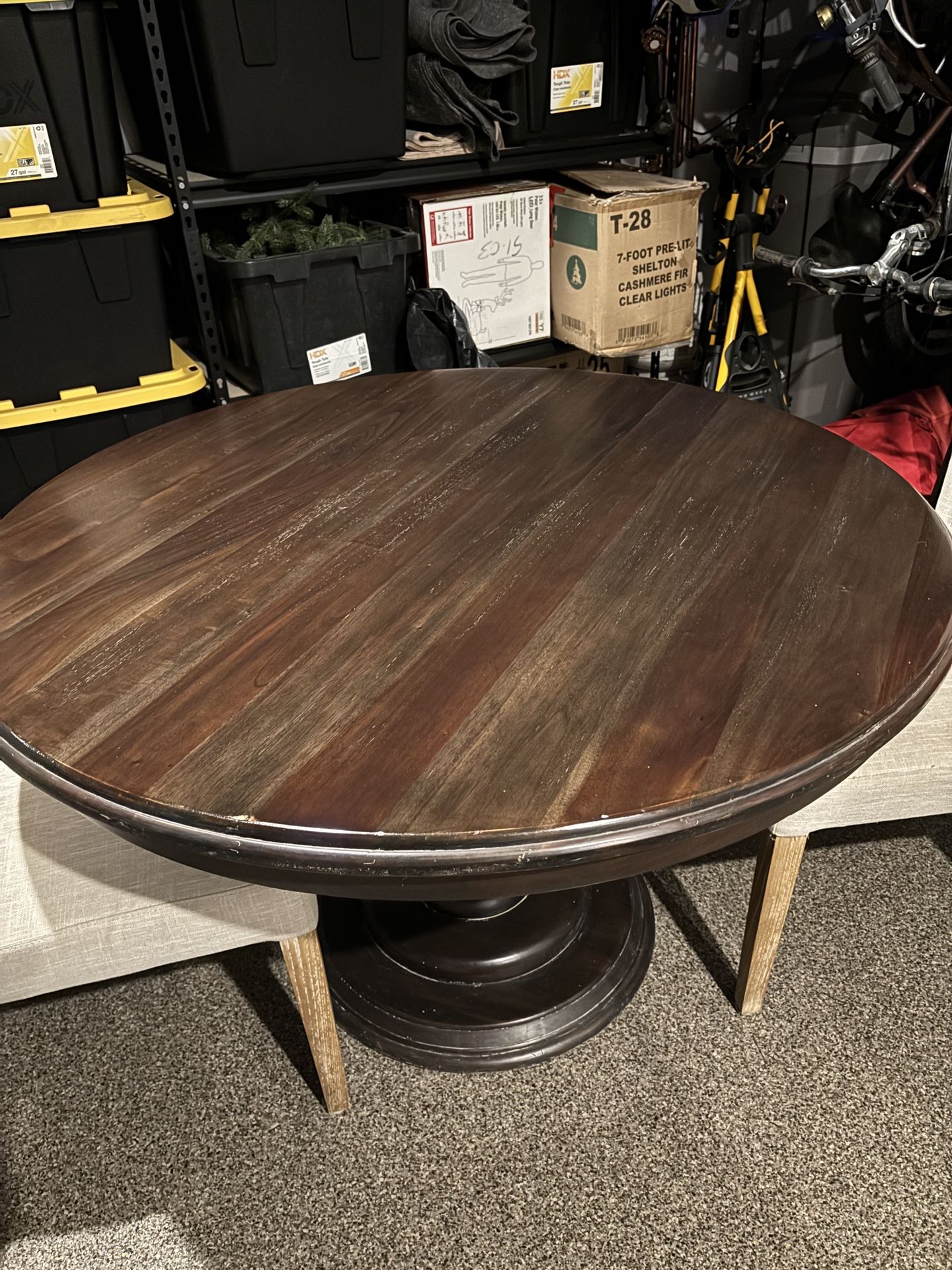 Potato Barn Round Dining Table And Chairs