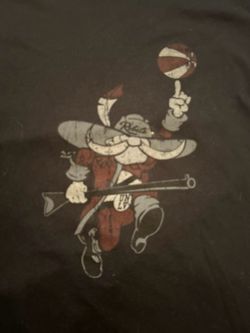 NCAA UNLV Runnin Rebels Basketball Hey Reb Black T-shirt 2XL Rare