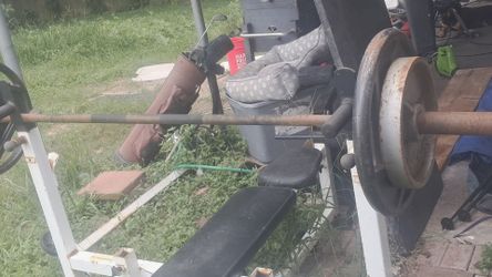 Weights and bench