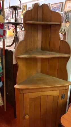 Corner cabinet solid wood
