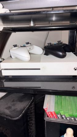 Xbox One S Console with Two Controllers
