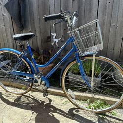 Blue Cruiser Bicycle