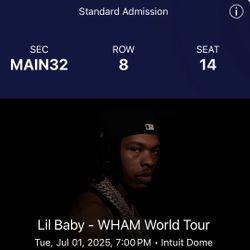 Lil Baby Concert Tickets 