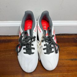 adidas Kids Copa Indoor Soccer Shoes - White/Red/Gray