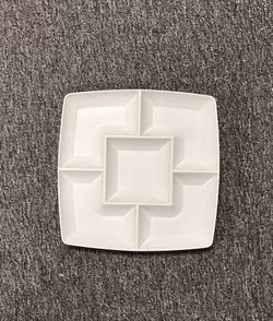 Chip & Dip Plastic Tray