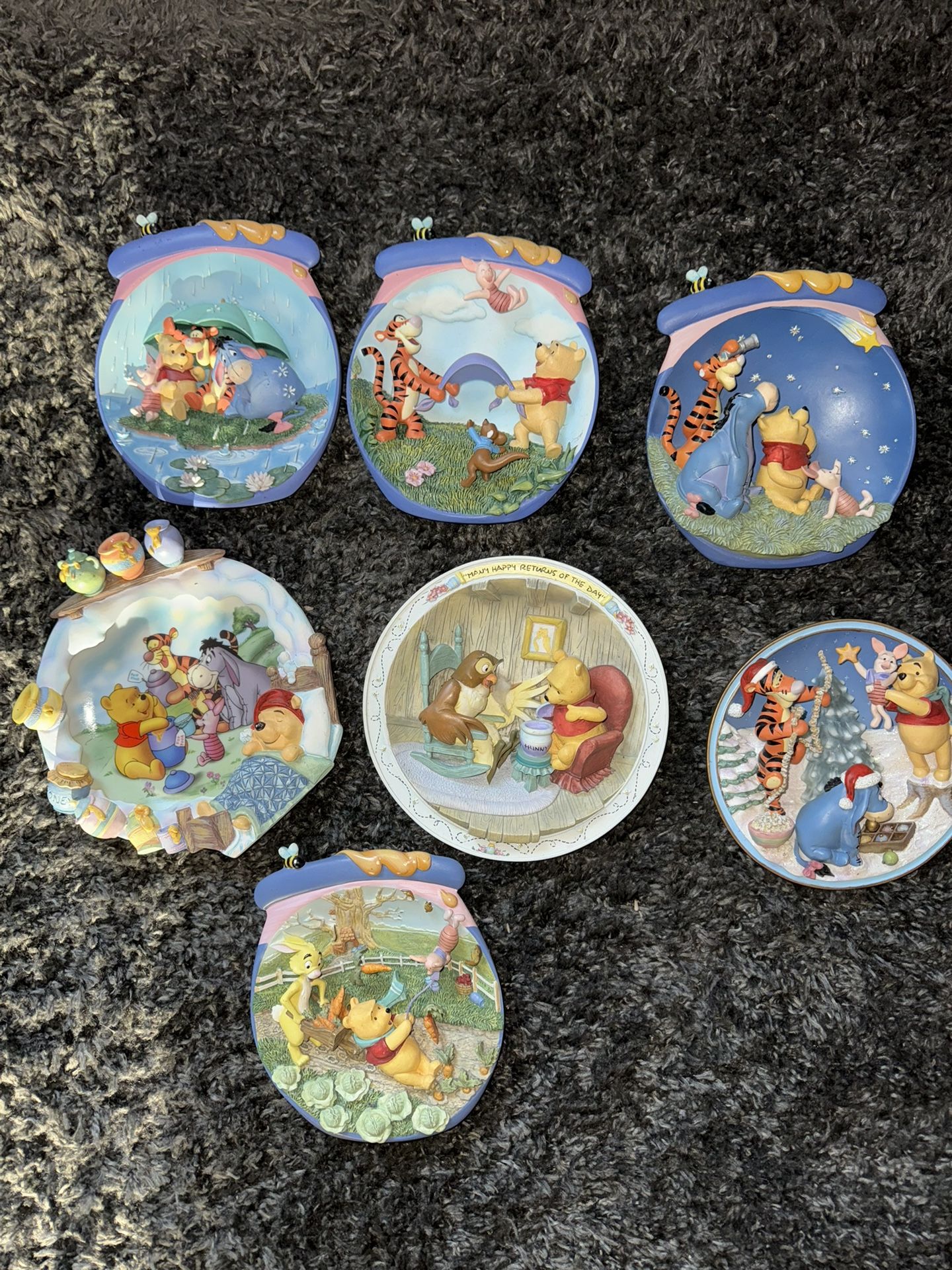 Disney Winnie The Pooh Collector Plates