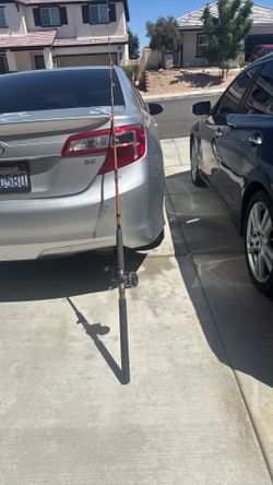 fishing reel and pole combo