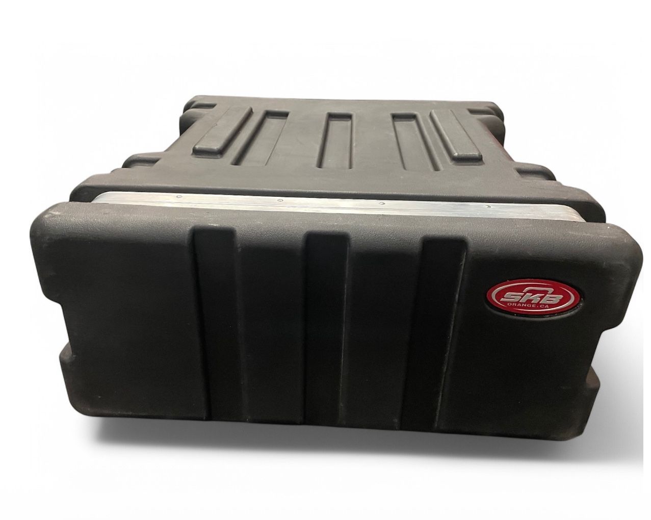 SKB 1SKB-R4S 4U Shallow Roto-Molded Rack Case with Steel Rails - Black