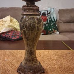 Brown Candle Holder 