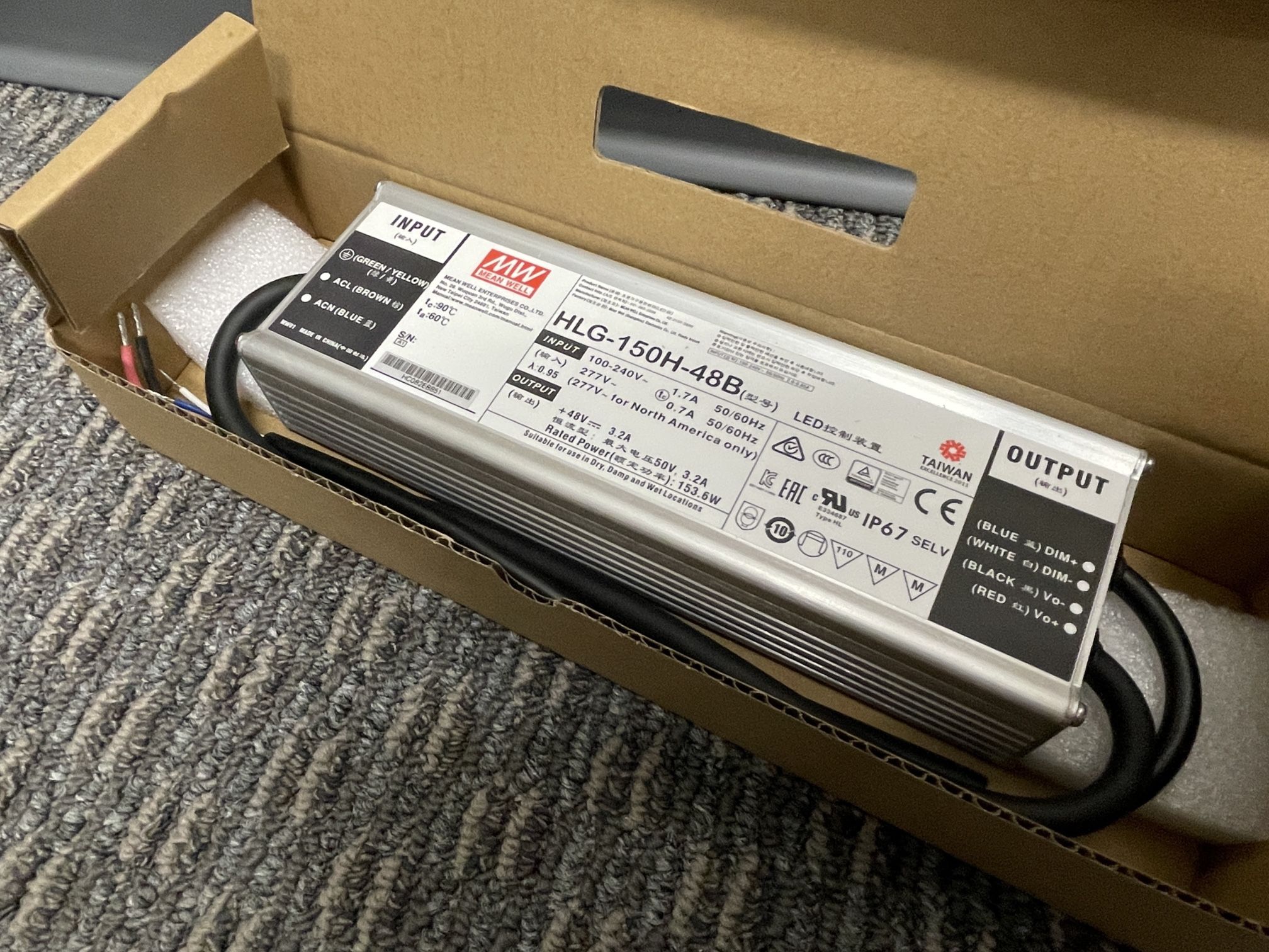 Mean Well HLG-150H-48B Power Supply