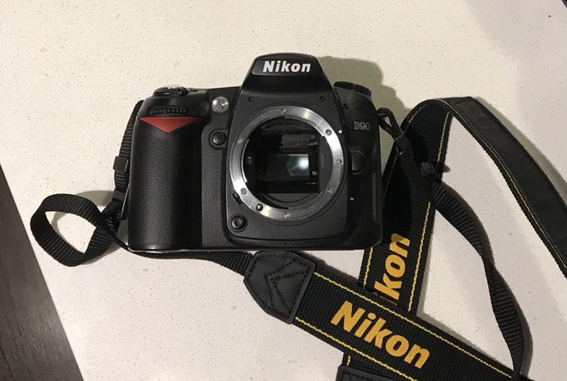 Nikon D90...2 lenses...flash...Porta Brace Bag