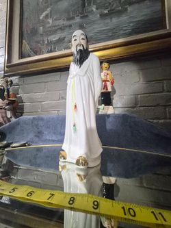 Chinese Porcelain Wise Man Figurine