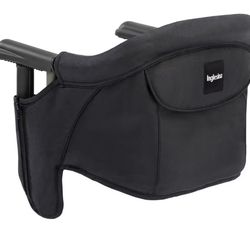 Inglesina Fast Table Chair, Black - Portable Baby High Chair - for Babies & Toddlers up to 37 lbs