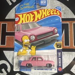 Hot Wheels The Simpsons Family Car pink #hotwheelscollector #simpsons #cartoon