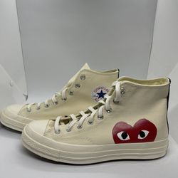 Converse Chuck Taylor All-Star 70s Hi Comme des Garçons Play White
