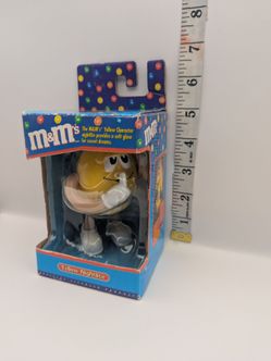Vintage M&M's Yellow Character Night Light Plug In w/ Original Box
