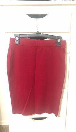 Burgundy skirt