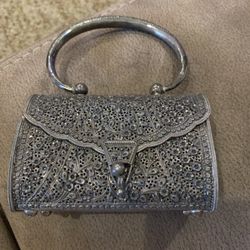925 Real Silver Clutch 
