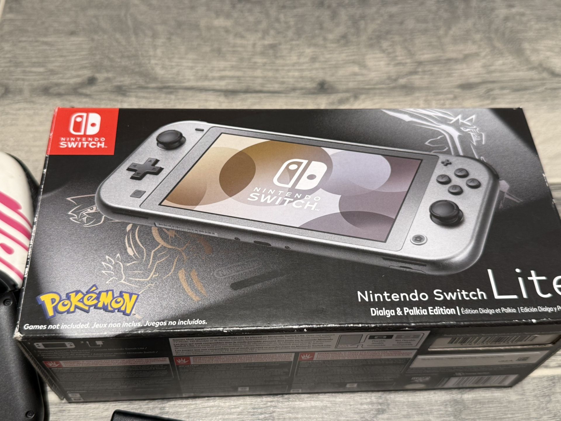 Quick Sale! Nintendo Switch Lite Dialga & Palkia Special Edition - $200