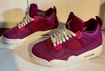 Nike Air Jordan 4 Retro GS Fuchsia Fire Red 487724-661 Youth 4.5Y DS Deadstock