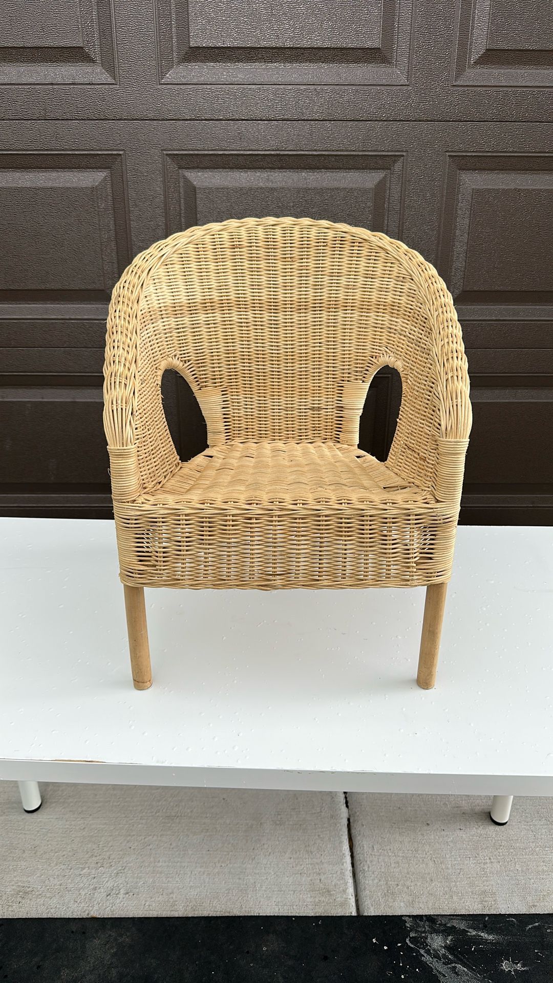Vintage Children’s Wicker Chair