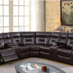 SPECIAL/3pcs sectional Recliner Set(Manuel)(was:$1,039