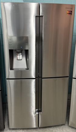 Counter Depth Stainless Steel Samsung 4 Door Refrigerator
