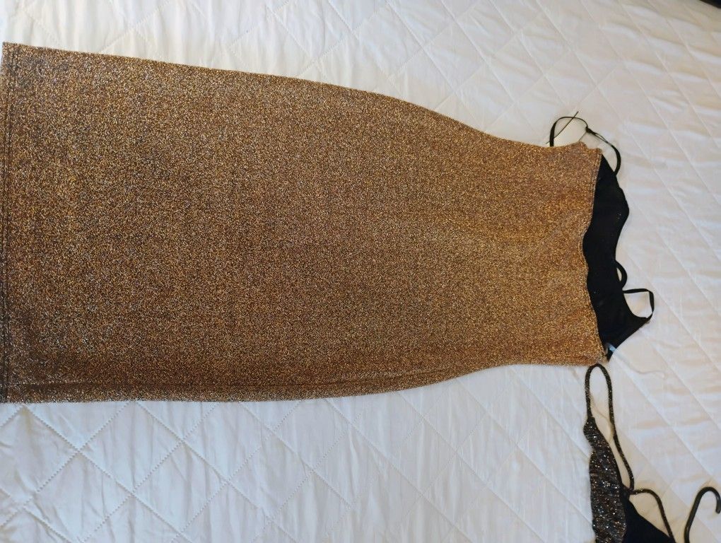 Gold Party Dress