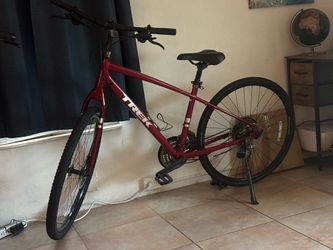 Vintage red Trek bicycle!