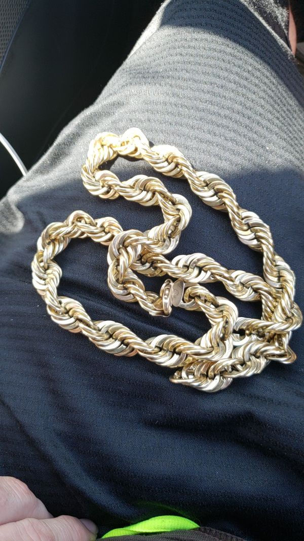 84 grams gold dookie rope RUN DMC chain for Sale in Henderson, NV OfferUp