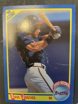 Dave Justice Rookie 90 Score