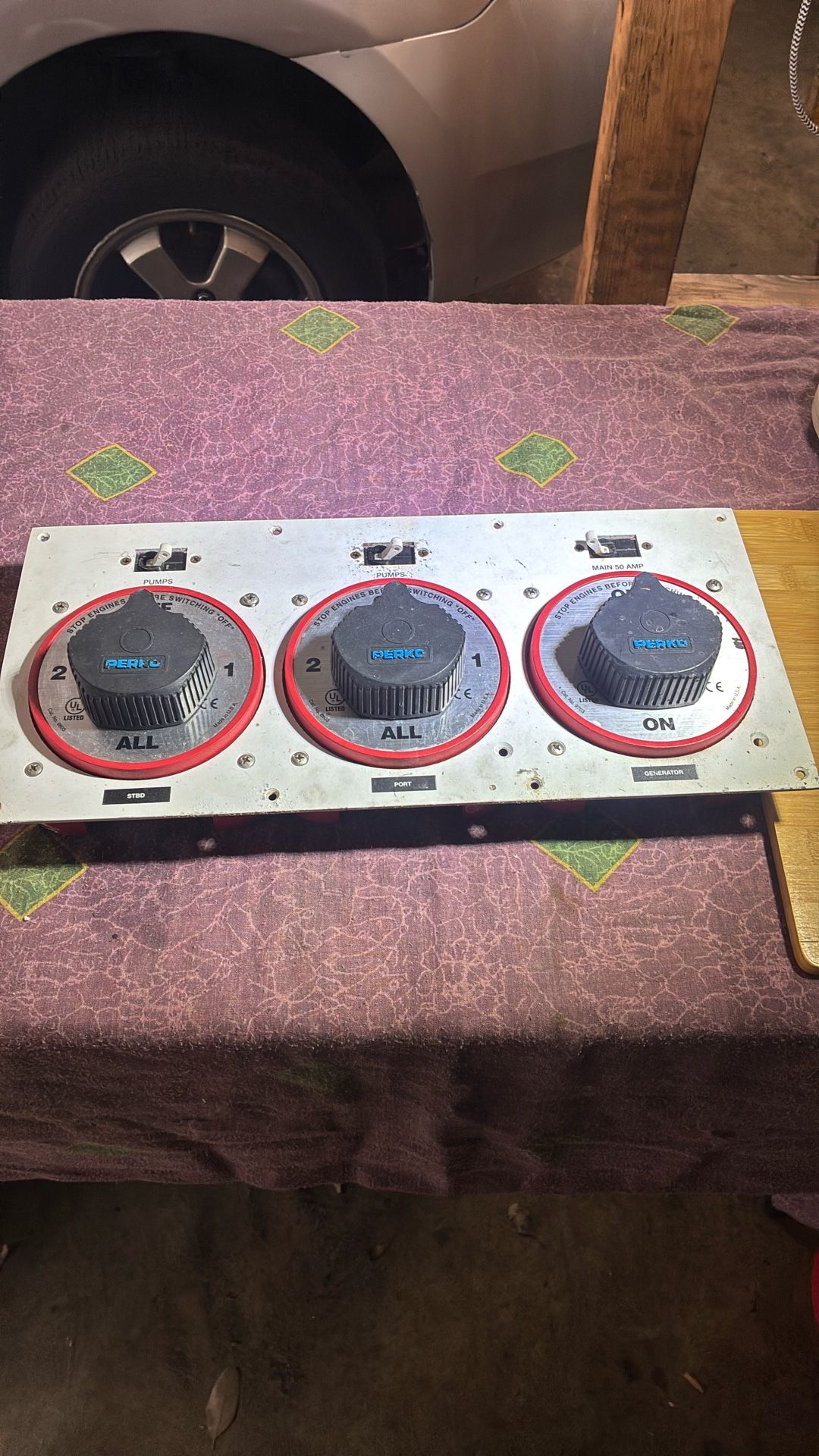 Marine Boat Battery switch And Breaker