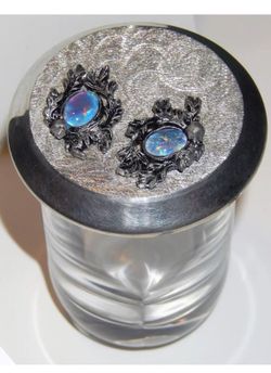 Vintage rare small Opal vase