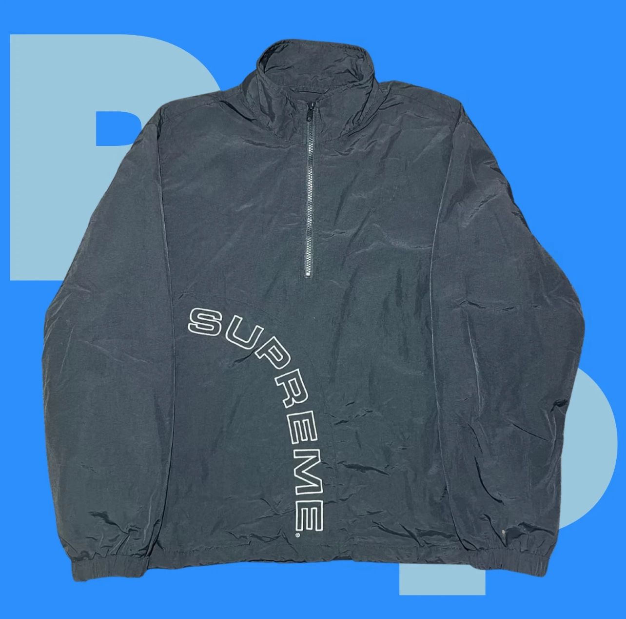 Supreme Corner Arc Half Zip Pullover (Medium)