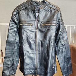 *Brand-New 100% Leather Jacket 