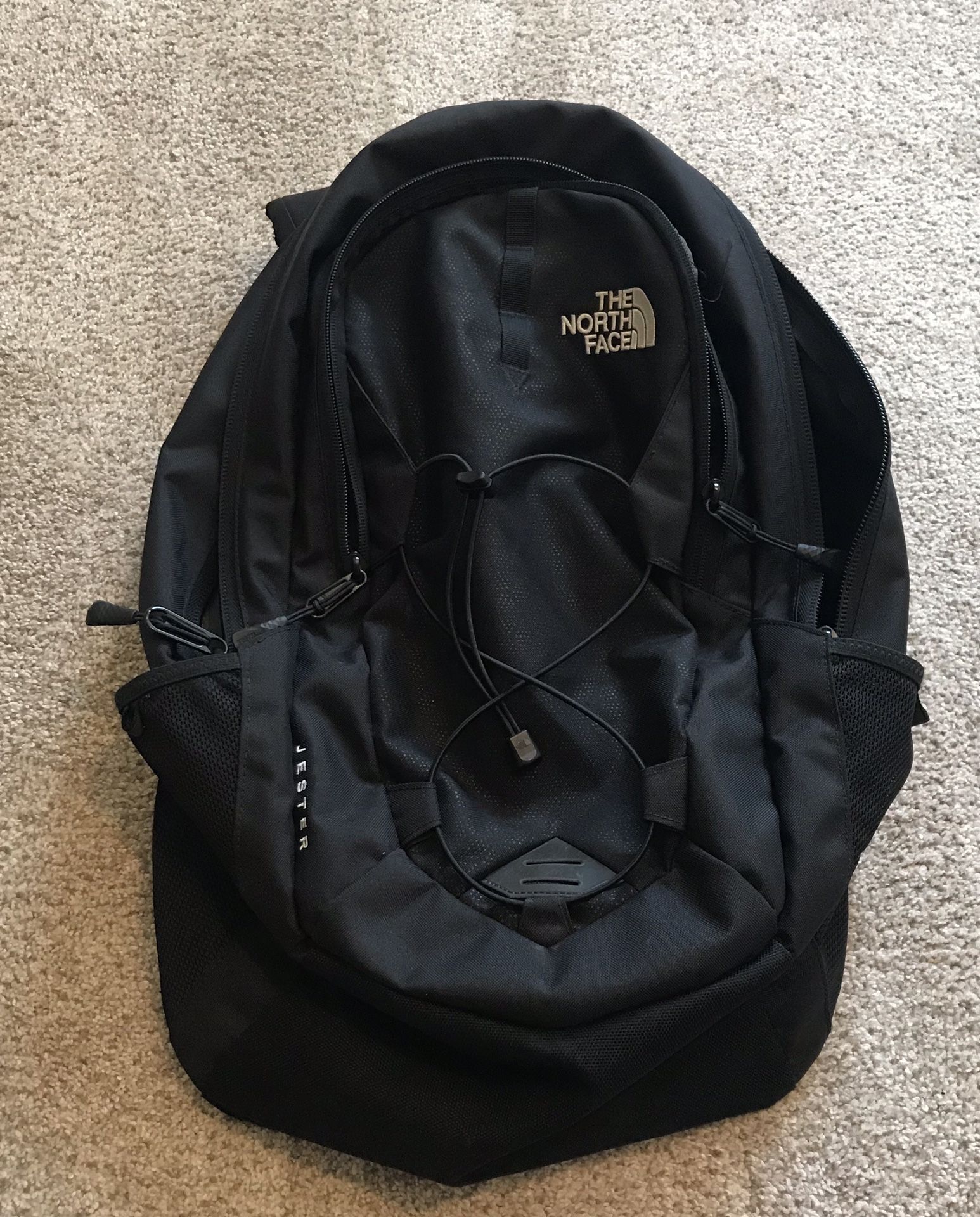 The North Face Jester Black Backpack/Book Bag